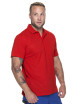 MARK THE HELPHER HERREN-POLO WORKER RED mit gesticktem Siebdruck-Logo