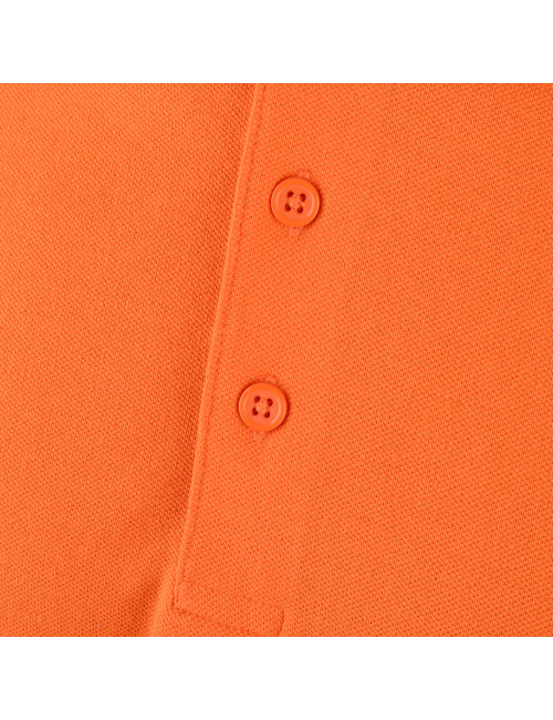 MARK THE HELPHER POLO MĘSKIE WORKER POMARAŃCZOWY haft sitodruk logo