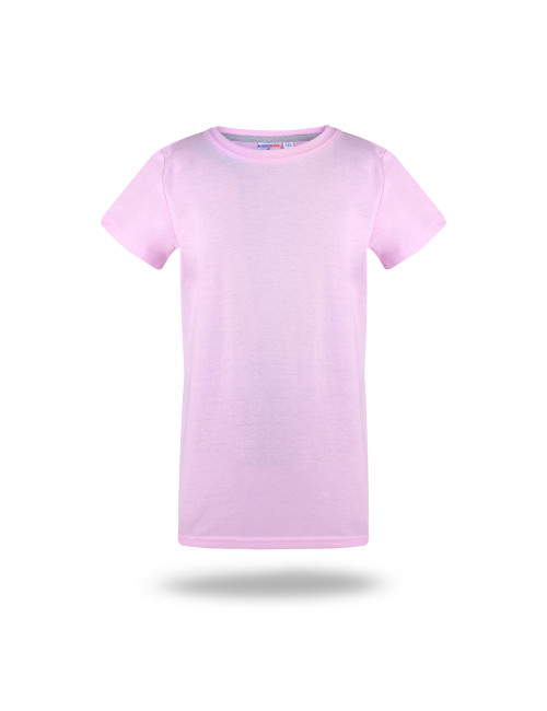 Promostars Kinder-T-Shirt STANDARD KID 150 HELLROSA mit Aufdruck