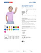 Promostars Kinder-T-Shirt STANDARD KID 150 HELLROSA mit Aufdruck
