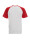 Herren-Kreuzfahrt-T-Shirt weiß/rot Promostars