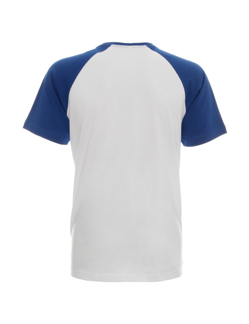 Promostars men`s t-shirt CRUISE WHITE/CORNFLOWER dtf dtg embroidery silkscreen