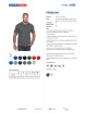 Promostars Herren-T-Shirt PREMIUM GRAU unter dem Firmenlogo, Stickdruck