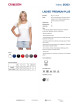 Promostars Ladies' Premium Plus White T-Shirt