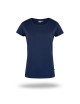 Crimson cut women`s t-shirt LADIES` PREMIUM PLUS NAVY with logo embroidery