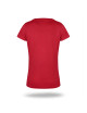 Purpur geschnittenes Damen-T-Shirt LADIES` PREMIUM PLUS RED mit Aufdruck