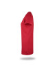 Purpur geschnittenes Damen-T-Shirt LADIES` PREMIUM PLUS RED mit Aufdruck