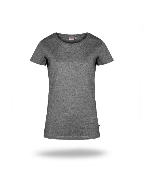Crimson cut women`s t-shirt LADIES` PREMIUM PLUS PEPPER with embroidery logo