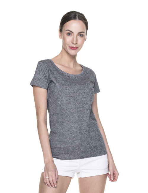 Crimson cut koszulka damska LADIES' PREMIUM PLUS PIEPRZOWY z haft logo