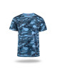 Herren-T-Shirt Promostars CAMO blaues Camouflage