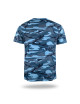 Herren-T-Shirt Promostars CAMO blaues Camouflage
