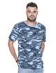 Herren-T-Shirt Promostars CAMO blaues Camouflage