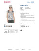 Purpurrot geschnittenes Damen-T-Shirt CAMO LADY LIGHT CAMO Military unter dem Logo