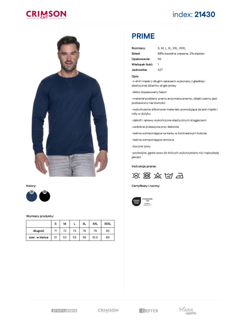 Herren T-Shirt Promostars PRIME hellblau