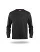 Purpurrot geschnittenes PRIME BLACK Herren-T-Shirt mit Stickerei und Logo-Print
