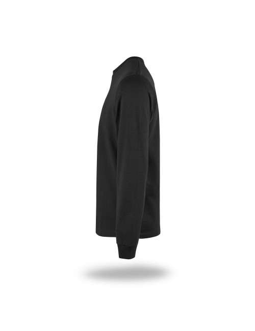 Purpurrot geschnittenes PRIME BLACK Herren-T-Shirt mit Stickerei und Logo-Print