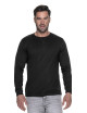 Purpurrot geschnittenes PRIME BLACK Herren-T-Shirt mit Stickerei und Logo-Print
