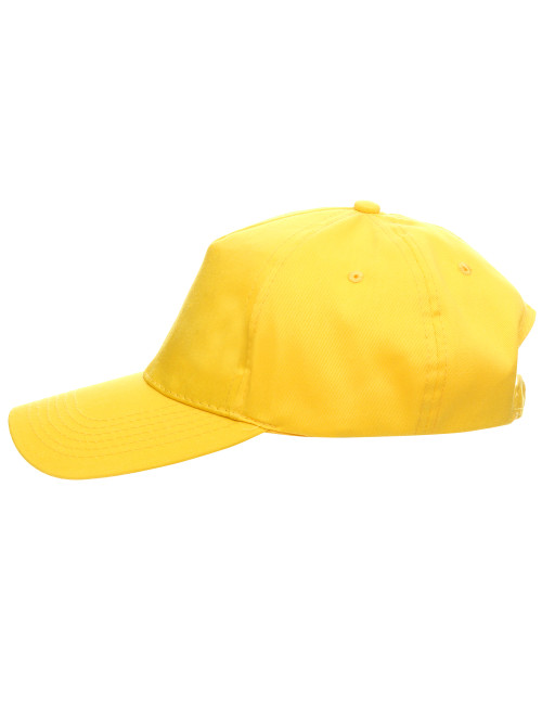 Promostars CLASSIC YELLOW Baseballkappe mit Stickerei und DTF-Logodruck