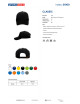 Promostars cap CLASSIC BLACK under embroidery for companies