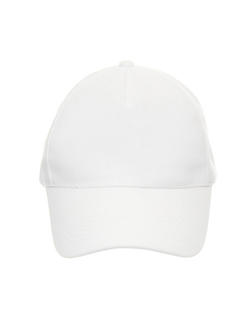 Promostars czapka z daszkiem COMFORT BIAŁY haft nadruk logo