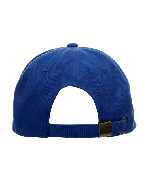 Promostars COMFORT kornblumenblaue Baseballkappe mit Stickdruck unter dem Logo