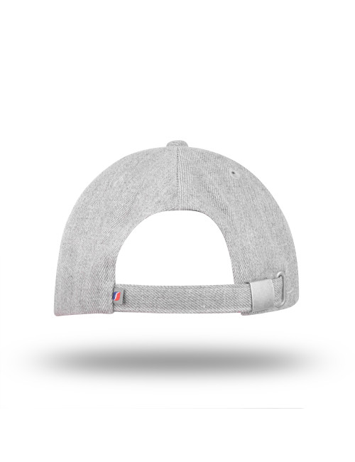 Crimson cut cap COMFORT PLUS LIGHT GRAY MELANGE print