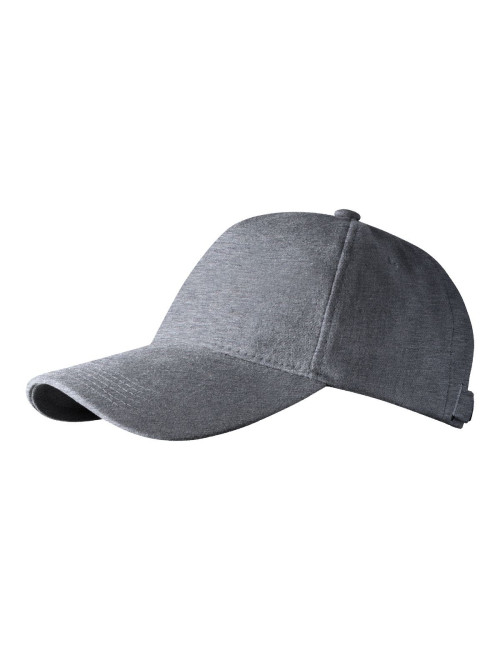 Crimson cut cap COMFORT PLUS LIGHT GRAY MELANGE print
