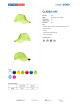Promostars CLASSIC KID LIME Baseballkappe mit Ihrem eigenen Aufdruck
