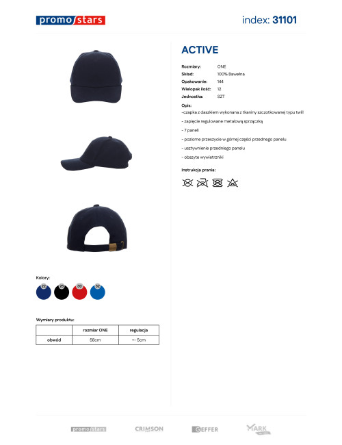 Promostars Active Cap Marineblau