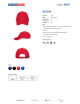 Cap active red Promostars