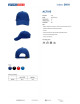 Promostars cap ACTIVE CORNFLOWER for embroidery, printing, logo
