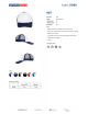 Promostars cap NET NAVY/WHITE logo print embroidery