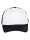 Netz-Baseballkappe schwarz/weiß Promostars