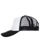 Promostars cap NET BLACK/WHITE embroidery logo print