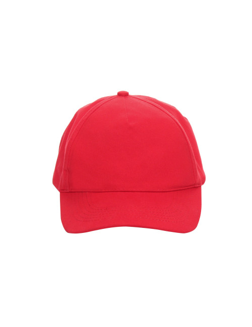 Geffer cap 300 RED under the logo embroidery print