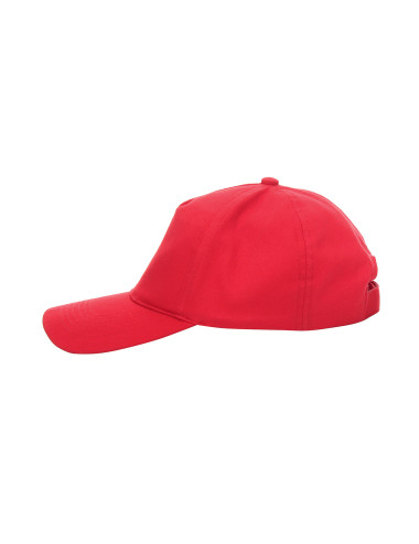 Geffer Baseballkappe 300 RED, gestickter Aufdruck unter dem Logo