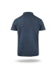 Karmesinrot geschnittenes HERREN-POLO FRANK NAVY BLUE RAIN zum Bedrucken, Logo, Sticken