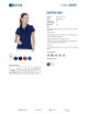 Geffer POLO Damska 450 GRANATOWY pod nadruk, logo, haft, transfer