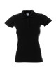 Geffer POLO Women`s 450 BLACK with print, logo, embroidery
