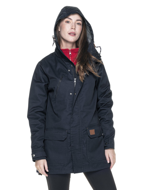 Schwarze Lava-Jacke für Damen von Promostars