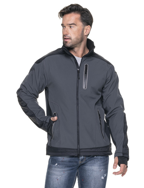 Promostars Storm Men's Jacket Dark Graphite/Black