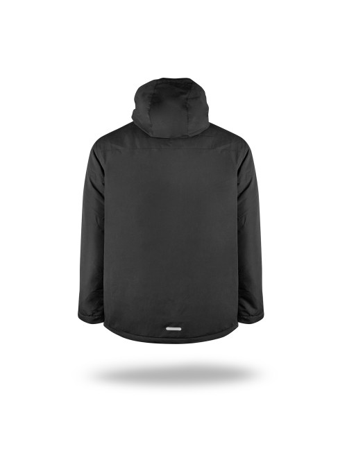 Crimson cut Men`s JACKET LOCK BLACK logo, embroidery, print