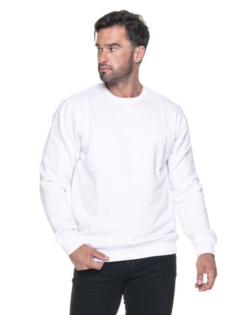 Herrenpullover Promostars Geffer 600 Weiß