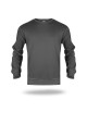 Geffer Men`s SWEATSHIRT 600 GRAY under print logo embroidery