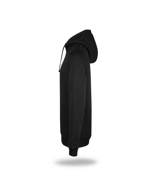 Geffer MEN`S SWEATSHIRT 621 BLACK with custom embroidered logo