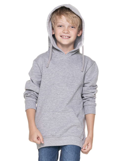 Geffer Children`s sweatshirt 629 LIGHT GRAY MELANGE for printing, embroidery
