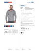 Promostars HERREN-SWEATSHIRT WAFFLE HELLGRAU MELANGE Stickerei-Transferdruck