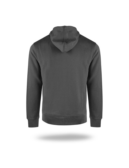 Crimson cut Men`s BISON GRAY SWEATSHIRT with your own logo print