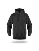 Herren-Sweatshirt im purpurroten Schnitt, BUFFALO, SCHWARZ, Stickdruck unter dem Logo