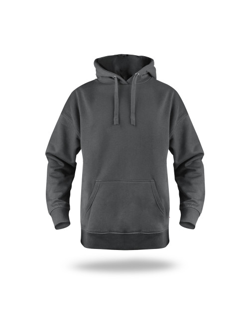Crimson cut MEN`S SWEATSHIRT BUFFALO GRAY logo embroidery for companies